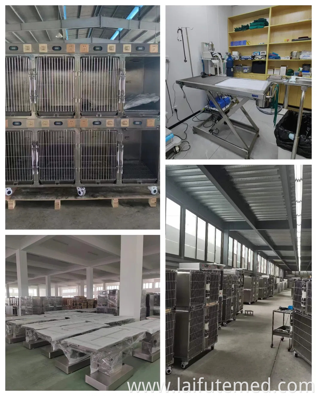 Yuever Medical Vet Inpatient Oxygen Chamber Luxury Pet Infrared Therapy Cage Animals Stainless Steel Pet Cage for Veterinary Hospital